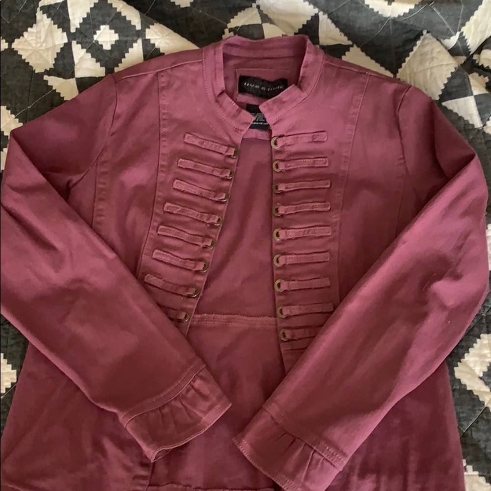 Pink military jacket